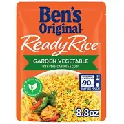 BEN'S ORIGINAL Ready Rice Garden Vegetable Flavored Rice Easy Dinner Side 8.8...