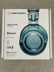 Audio-Technica ATH-M50xBT2 Wireless Over Ear Headphones - Ice Blue Limited
