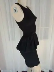 BNWT SIZE XS SASS & BIDE BLACK TIERED SKIRT KNIT DRESS "THE BUMPER ISSUE" $320
