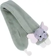 FOYTOKI 1pc Kids Elephant Plush Scarf Cross Tie Collar Shawl Neck Warmer for Boys Girls