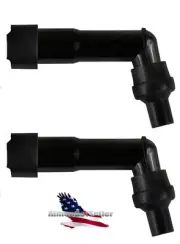 2x 120 Degrees Spark Plug Boot Cap For Kawasaki Vulcan 1500 Classic 1997-2008