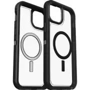 [77-93313] Defender XT MagSafe Apple iPhone 15 Pro Max 6.7" Case Dark Side Clear