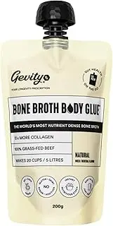 Gevity Rx Bone Broth Body Glue Concentrate Go Pack Natural G/F 200g