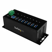 StarTech ST7300USBME interface hub USB 3.2 Gen 1 (3.1 Gen 1) Type-B 5000 Mbit/s Black