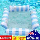 Floating Lounge Chair Inflatable Pool Float Hammock Bed Inflatable Pool Mattress