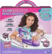 KumiKreator Bead & Braider Friendship Necklace & Bracelet Making Kit, DIY