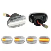 2x Dynamic LED Side Marker Turn Signal Lights For Toyota Camry Corolla For Lexus