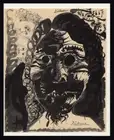 Pablo Picasso, Special Print (man with a mustache), 1969. With COA.