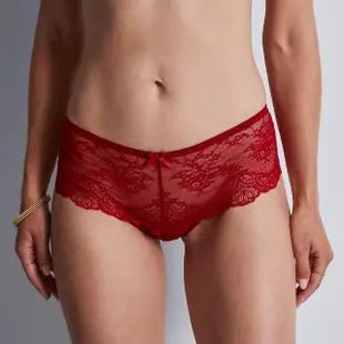 【Aubade】舞動人生蕾絲平口褲 性感內褲 法國進口 女內褲(OG-紅)