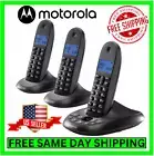 Motorola Cordless Phone System w/ Answering Machine 3-Piece Set Landline Phone
