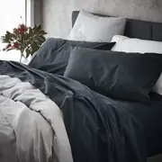 MyHouse Ashton Bed Sheet Set - Graphite - Super King