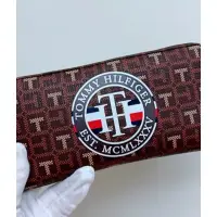 在飛比找蝦皮購物優惠-【Tommy Hilfiger 】拉鍊長夾～防刮皮革 女用皮