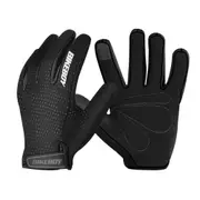 Riding Gloves Full Fingers Warm Windproof Touch Screen Mountain Motorcycle Gloves Men And Women Motocross Riding Equipment black_XL