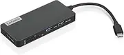 Lenovo GX90T77924 USB C 7-in-1 Hub, Black