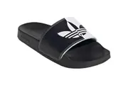 NNEKG Originals Womens Adilette Lite Slides (Cloud White Core Black Cloud White Size 6 US)