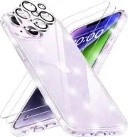 6-in-1 Phone Case for iPhone 14 (6.1-inch), (W/ Screen & Lens Protector)