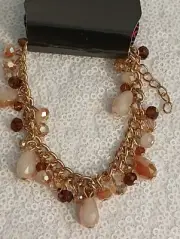 Paparazzi Jewelry Gold Catwalk Crawl Beaded Bracelet