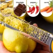 Stainless Steel Cheese & Citrus Grater Zester - Lemon Zester Food Grater Tool