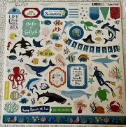 Echo Park 12"x 12" SEA LIFE collection kit~NICE! Quick Ship!