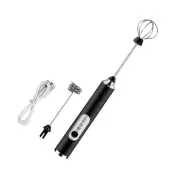 1Set Electric Kitchen Mini Foamer Milk Frother Egg Beater Stirrer Whisk Mixer
