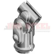 Adjustable Fencing Angle Rail Tee - Rail 25nb Post 40nb Galvanised Pipe Tube