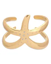Ettika Pave Starfish Luxe Cuff Bracelet