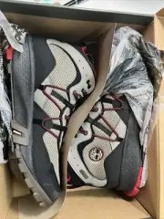 TIMBERLAND GARRISON TRAIL WATERPROOF MID HIKER BOOTS MEDIUM GREY MESH SZ 11 Mm