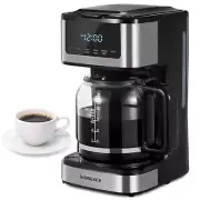 Programmable Drip Coffee Maker 12 Cup, Coffee Machine with Iced Coffee Function