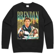 Brendan Fraser Homage Jumper Sweater Sweatshirt Funny TV Show Gift CrewneckHoodie