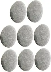 Vaguelly Set of 8 Craft Pebbles Multi-Function Stones DIY Painting Rocks for Creative Artworks