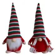 Holiday Gnome Handmade Swedish Tomte Christmas Elf Decor Stripe Swedish Gnomes