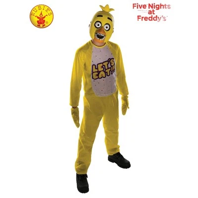 CHICA LICENSED FIVE NIGHTS AT FREDDY'S DRESS UP COSTUME SIZE L BY RUBIE'S **NEW*