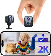 Hidden Camera | Spy camera, Improved 2K WiFi Mini Camera, Real-Time View,100 ...