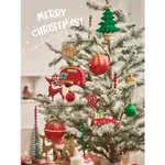 聖誕節裝飾綵球聖誕樹掛件DIY材料包雪花小弔掛飾品配件布置道具