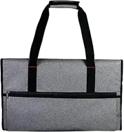 Monitor Carrying Case - 20-24 Inch Monitors, Screen Carrier, Protective Monitor Carry Bag | Adjustable Computer Carrying Case with Multiple Pockets, Portable Display Storage Bag for LED Pictures, gray