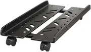 CPU Stand for PC Case Adjustable PC Stand PC Tower Stand Mobile Cart Holder with 4 Caster Wheels Fits Most PC Under Desk