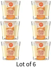 Lot 6 Glade Candle Limited Edition Fall Scent 'But First Pumpkin Latte' 3.4 oz