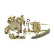 Tamiya 1/48 German 88mm Flak37 Model Kit Toy Siege of Tobruk