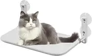 Cat Window Hammock - Steel Cat Window Perch | Damage-Proof Cats Hammock Bed for Window, Strong Suction Cups Floating Suction Lounger Mounted Bed for Pet Indoor Outdoor Room Apartment