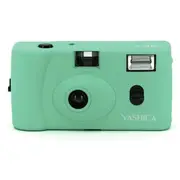 Yashica MF-1 Snapshot Reusable 35mm Film Camera Set (Turquoise)