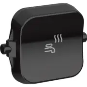 Clipsal Pro Series, rocker, marked HOT WATER, Black - P40HWR-BK