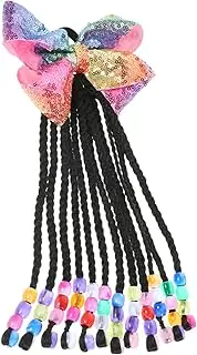 Kisangel Ponytail Extension Bowknot Braiding Hair Women's Hair Extensions Diy Braided Wig Stylish Practical
