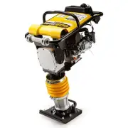 80kg Petrol Tamper Rammer Compactor - 0.3m Plate, 7HP Engine, Anti-Vibe System