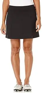 [Callaway] Women's 17" Opti-Dri Solid Golf Skort with Stretch Fabric and TrueSculpt Slimming Technology