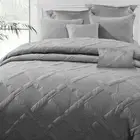 Ramesses Ultimate Grey 7- Piece Air Cloud Bamboo Blend Matelasse Comfort Set ...