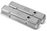 Holley Vintage Series Finned Valve Covers Polished Suit SB Chev V8 241-241