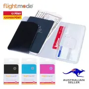 Travel Passport Holder Protector SHORT Organizer Cover Ticket Money Pouch Wallet