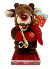 Rudolph the Red-Nosed Reindeer Light-Up and Music Playing Plush