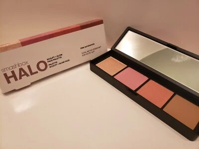 Smashbox - Halo Sculpt + Glow Face Palette - Pink Saturation - 0.55 Oz - NIB