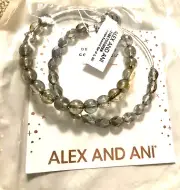Alex and Ani Icicles Beaded Bracelet - Set of 2 NEW